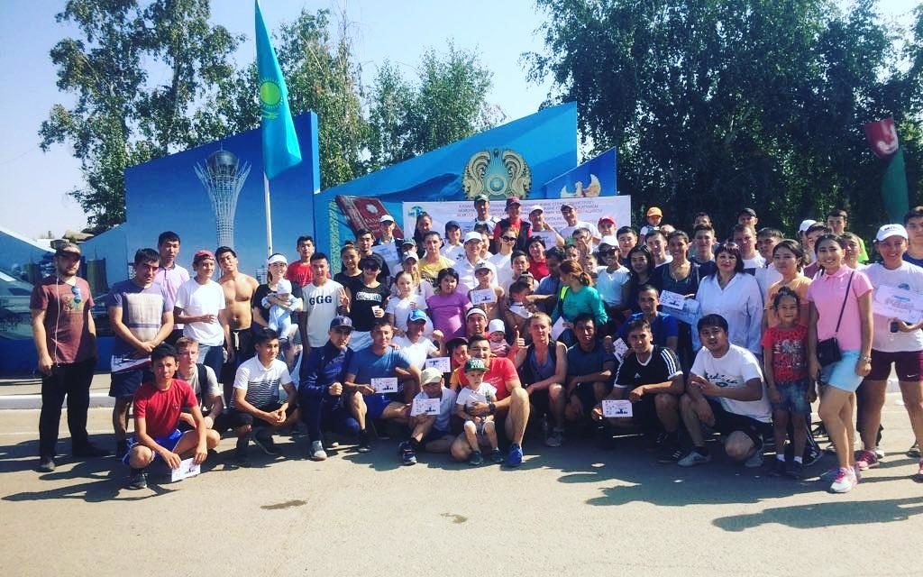 Кокшетауские каратистки приняли участие в оздоровительном забеге