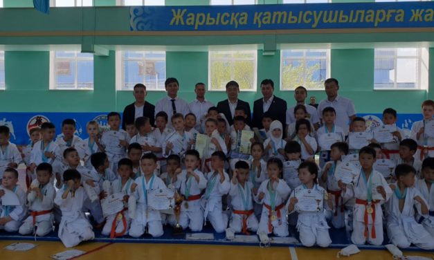 Открытое Первенство города Сатпаев по киокушинкай-кан каратэ среди детей,младших юношей, юношей и девочек посвященный Дню Победы