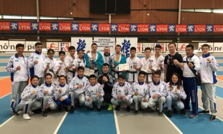 Казахстанская сборная по каратэ киокушинкай-кан взяла серебро и бронзу во Франции