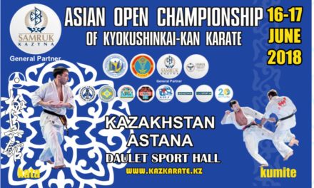 В городе Астане пройдет Открытый Чемпионат Азии по киокушинкай-кан каратэ