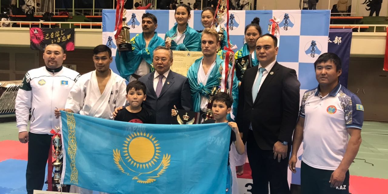 Блестящего результата добилась национальная сборная Казахстана по киокушинкай-кан каратэ в открытом чемпионате Японии
